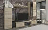 Wohnwand SALSA Schrankwand TV-Schrank Wandregal 2xVitrine Produktbild-Vorschau 1