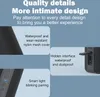Marketing image highlighting product features with text overlays. Produktbild-Vorschau