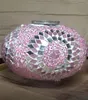 Magnifique lampadaire turc violet, fuchsia et rose avec 7 Voir les images du produit 5