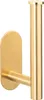 A gold-colored toilet paper holder mounted on a white background. Produktbild-Vorschau