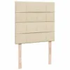 Design Boxspringbett mit Matratze Creme 100x200 cm Stoff, Produktbild-Vorschau 9