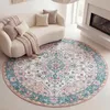 Teppich Vintage Rund - Lily Oriental Blau Rosa Produktbild-Vorschau 2