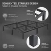 ML-Design kovová posteľ s lamelovým roštom na oceľovom Náhľad obrázku produktu 3