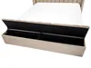 BELIANI Polsterbett Beige 160 x 200 cm aus Samtstoff mit Produktbild-Vorschau 8