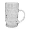 Maßkrug 1 Liter aus robustem Glas Klassischer Bierkrug mit Produktbild-Vorschau 1