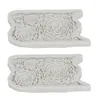 2er-Pack Silikonformen mit Rosenblumenmuster, Produktbild-Vorschau 1