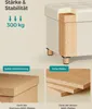 SONGMICS Sitzhocker, 37L, klappbare Sitztruhe, Produktbild-Vorschau 5