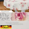 Tischdecke Floral Rosen Beige Rosa Rund 140cm Schnittkante Produktbild-Vorschau 3
