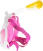 Maschera da snorkeling completa pieghevole S/M rosa Anteprima dell’immagine prodotto 4