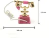 Maßstab 1:12 Miniatur Telefon | Puppenhaus Wohnzimmer Deko Produktbild-Vorschau 2