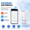 Smart Steckdose WLAN Steckdose Smart Plug Schwarz Alexa Produktbild-Vorschau 2