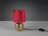 Lampada da tavolo SPOHIA oro-rossa 1xE14x40W in tessuto, Anteprima dell’immagine prodotto 8
