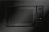 A built-in black microwave with a digital display and control panel. Produktbild-Vorschau