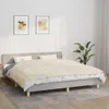 vidaXL Zátěžová deka Light Cream 155x220 cm 11 kg Látka Náhled obrázku produktu 2