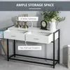 HOMCOM Konsolentisch, 120 x 34 x 81 cm, Eingangstisch mit 2 Produktbild-Vorschau 4