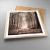 Gerahmtes Poster - Rahmen in heller Eiche - Wald Straße Produktbild-Vorschau 3