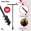KOTARBAU® Handerdbohrer ⌀ 80mm Erdbohrer 115cm Produktbild-Vorschau 4