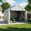 Garagetent 244x241x217 cm van 170 g/m² PE, waterdicht en Productafbeelding-voorbeeld 1