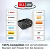 A battery pack is shown in the center, surrounded by logos of brands that are compatible with the Power For All Alliance 18V system. Voir les images du produit