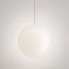 Lampa wisząca Sferis ze szkła opalowego satynowego, Podgląd zdjęcia produktu 3