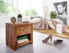 Wohnling Console da letto in legno massiccio di Sheesham Anteprima dell’immagine prodotto 9