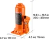 Cric hydraulique VEVOR d'une capacité de 10 tonnes, plage Voir les images du produit 8