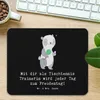 Mr. & Mrs. Panda Mousepad Tischtennis Trainerin Freudentag Produktbild-Vorschau 2