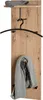 HAKU Wandgarderobe Eiche hell, schwarz - MDF, Metall, Produktbild-Vorschau 5