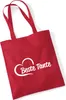 Huuraa Jutebeutel Beste Tante Herz 10 Liter Classic Red Produktbild-Vorschau 1