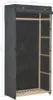 vidaXL Šatní skříň šedá 79 x 40 x 170 cm Látka Náhled obrázku produktu 5