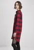 Urban Classics Ladies - Koszula flanelowa w kratę czerwona Podgląd zdjęcia produktu 2