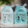 50PCS Sweet Couple Design Laser Cut Hochzeit Süßigkeiten Produktbild-Vorschau 4
