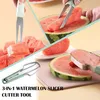 Wassermelonen Schneider,3-in-1-Obstschneider aus Edelstahl Produktbild-Vorschau 7