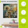 ARTland Poster Enchanting Fluff Größe: 40x40 cm Produktbild-Vorschau 2