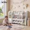 WOLTU Kinderregal Bücherregal aus Holz, Spielzeugregal mit Produktbild-Vorschau 2