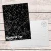 Mr. & Mrs. Panda Postkarte Baesweiler - Geschenk, Stadt, Produktbild-Vorschau 3