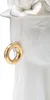 Mauro Ferretti Vase Frau Elegant 15x13,3x23,5 cm weiß gold Produktbild-Vorschau 4