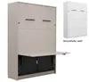 Schrankbett Wandbett Klappbett vertikal GN 140x200 mit Produktbild-Vorschau 5