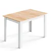 Table à manger Mondeer, 120 x 80 x 75 cm, chêne et blanc Voir les images du produit 1