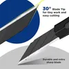 lot de 5 cutters 9mm aluminium 10 lames sécables Couteau à Voir les images du produit 5