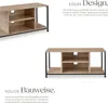 tectake® TV-Regal Austin 110 x 40 x 50,5 cm Produktbild-Vorschau 3