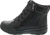 A side view of a black leather boot. Anteprima dell’immagine prodotto