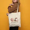 You Complete Me Jutebeutel Kaffee Donut Valentinstag Produktbild-Vorschau 4