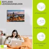 ARTland Leinwandbild Landungsbrücken Hamburg Größe: 120x80 Produktbild-Vorschau 3