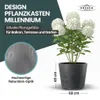 XXL Pflanzkübel „Millennium“ Ø59xH49 cm - 80L - Anthrazit - Produktbild-Vorschau 2