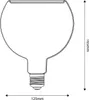 SEGULA LED Floating Globe 125 smokey grau E27 6W 1900K dimm Produktbild-Vorschau 9