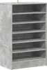 vidaXL Mobiletto per scarpe grigio cemento 60x35x92 cm Anteprima dell’immagine prodotto 9