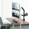 Wiltec Zweifach Monitorhalterung mit VESA-Platte für flache Produktbild-Vorschau 2