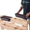 KADAX kvetinový box na europaletu, hnedý 6 kusov, kvetinový Náhľad obrázku produktu 9