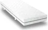 A white mattress with a green stripe around the edge, shown from a diagonal angle on a white background. Náhľad obrázku produktu